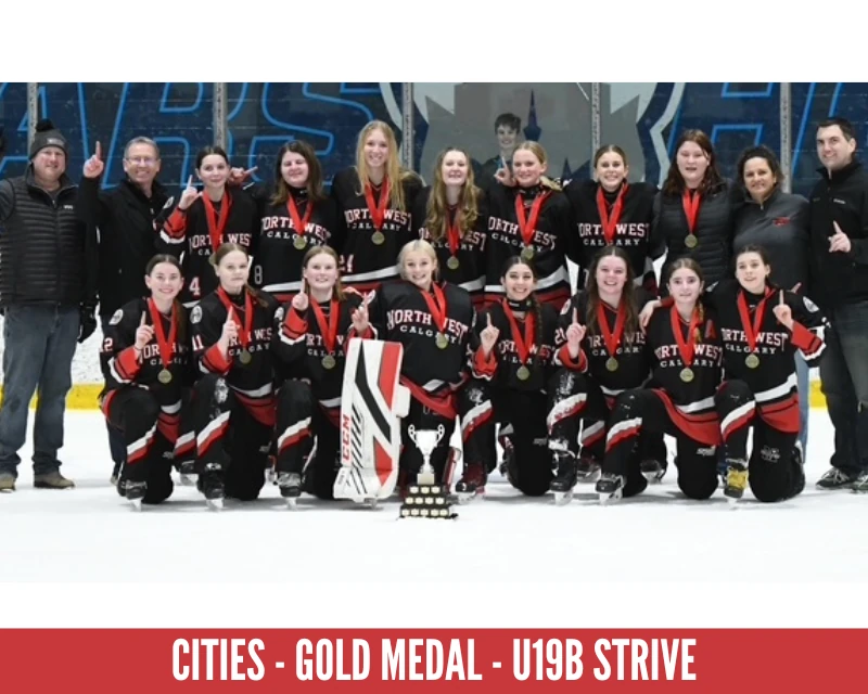Northwest Ringette Cities U1B Strive Gold