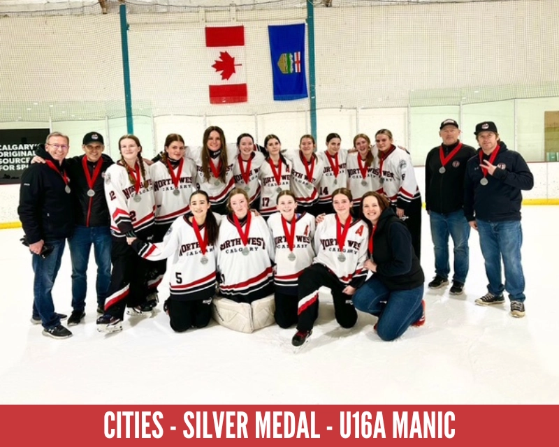 Northwest Ringette City Playoffs U16A Manic Silver 2025